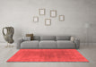 Contemporary Red Washable Rugs