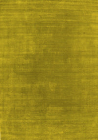 Abstract Yellow Contemporary Rug, con2010yw