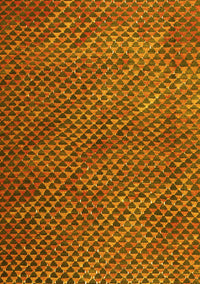 Abstract Yellow Contemporary Rug, con2011yw