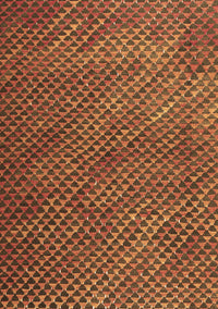 Abstract Brown Contemporary Rug, con2011brn