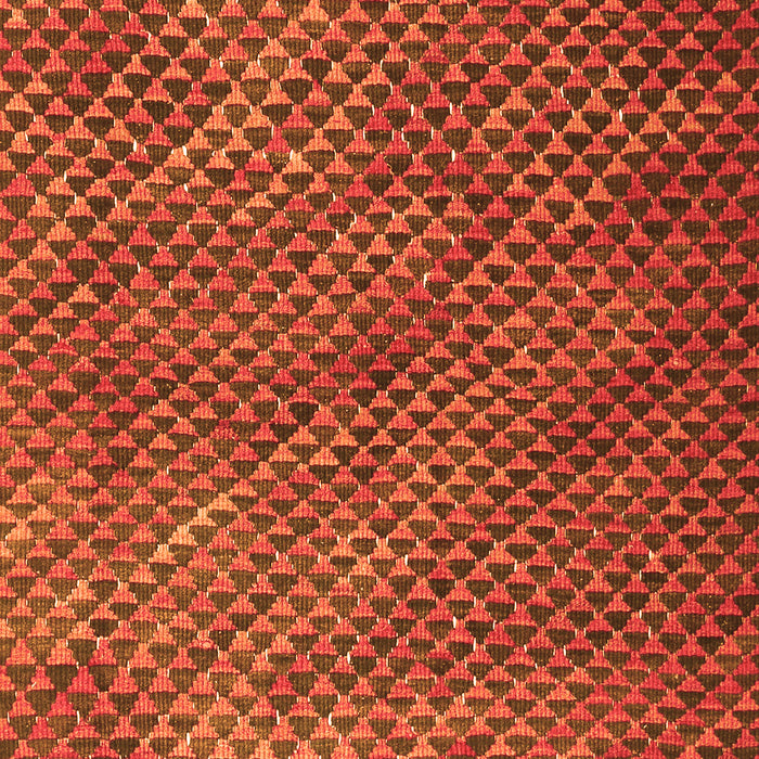 Abstract Orange Contemporary Rug, con2011org