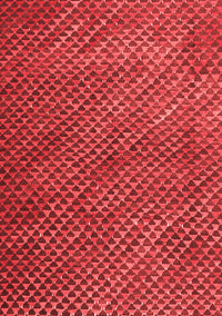 Abstract Red Contemporary Rug, con2011red