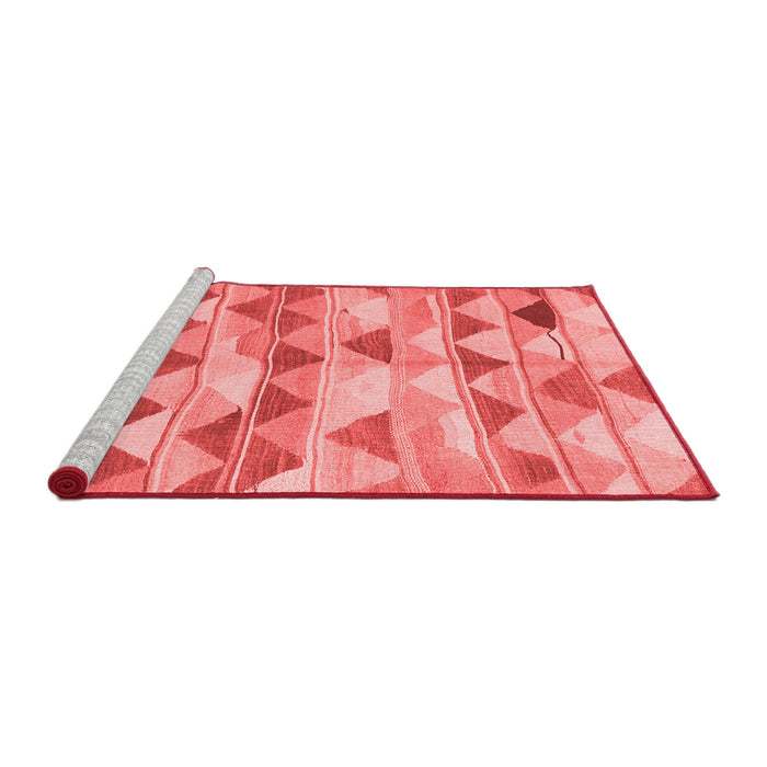 Country Red Washable Rugs