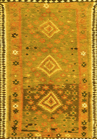 Southwestern Yellow Country Rug, con2013yw