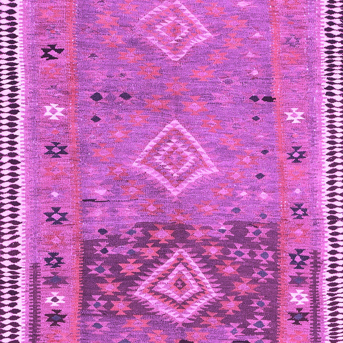 Machine Washable Southwestern Purple Country Area Rugs, wshcon2013pur