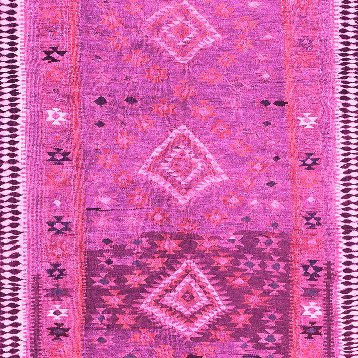 Machine Washable Southwestern Pink Country Rug, wshcon2013pnk