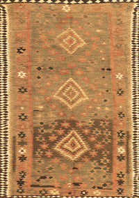 Southwestern Brown Country Rug, con2013brn