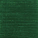 Serging Thickness of Abstract Green Contemporary Rug, con2014grn