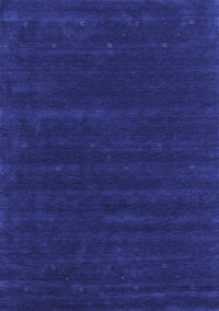 Abstract Blue Contemporary Rug, con2014blu