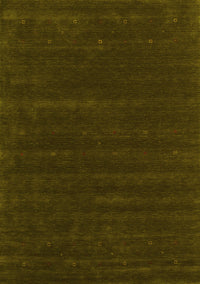 Abstract Yellow Contemporary Rug, con2014yw