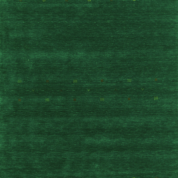 Serging Thickness of Machine Washable Abstract Green Contemporary Area Rugs, wshcon2014grn