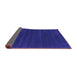 Sideview of Abstract Purple Contemporary Rug, con2014pur