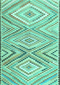 Southwestern Turquoise Country Rug, con2015turq