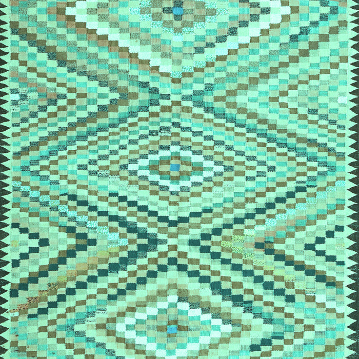 Southwestern Turquoise Country Rug, con2015turq