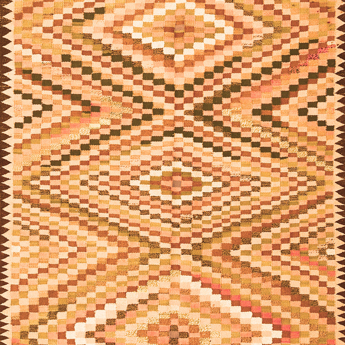 Serging Thickness of Machine Washable Southwestern Orange Country Area Rugs, wshcon2015org