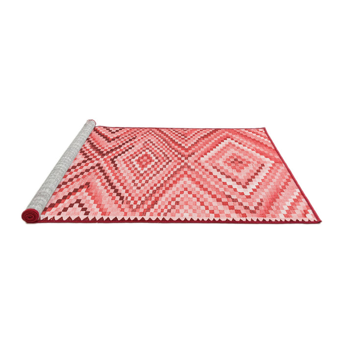 Country Red Washable Rugs