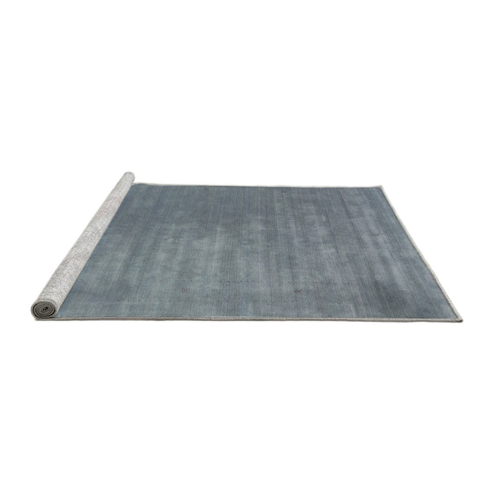 Serging Thickness of Machine Washable Contemporary Light Slate Gray Rug, wshcon2016
