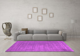 Machine Washable Abstract Pink Contemporary Rug in a Living Room, wshcon2016pnk