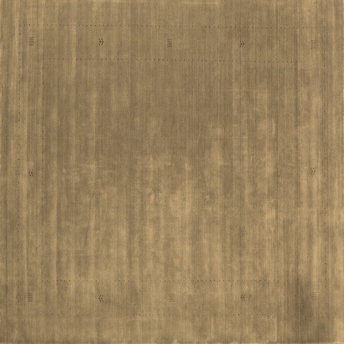 Square Abstract Brown Contemporary Rug, con2016brn