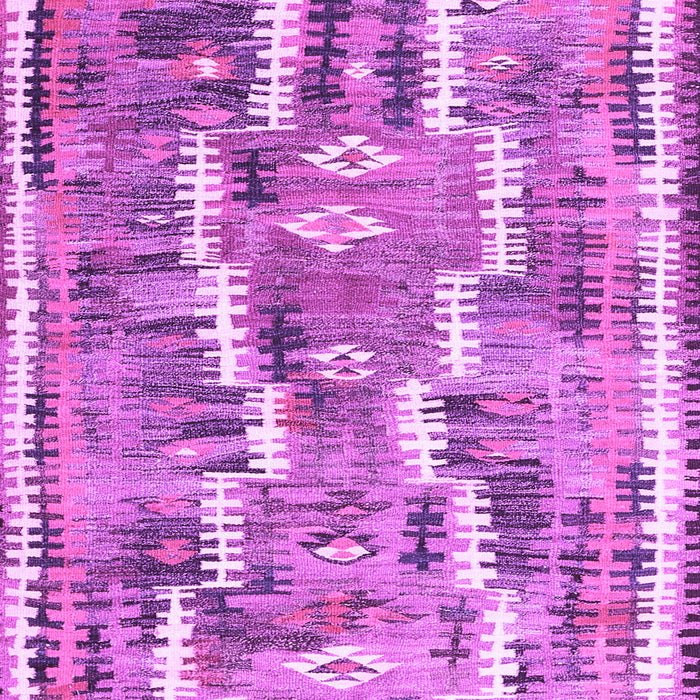 Machine Washable Southwestern Purple Country Area Rugs, wshcon2017pur