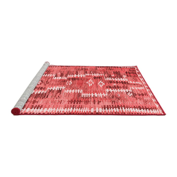 Country Red Washable Rugs