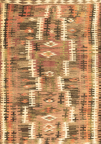 Southwestern Brown Country Rug, con2017brn