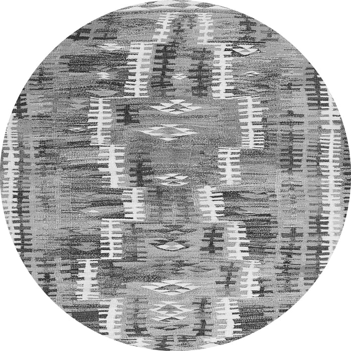 Square Southwestern Gray Country Rug, con2017gry