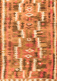 Southwestern Orange Country Rug, con2017org