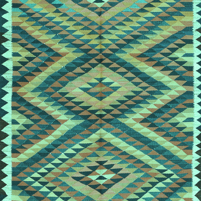 Oriental Turquoise Traditional Rug, con2018turq