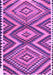 Oriental Purple Traditional Rug, con2018pur