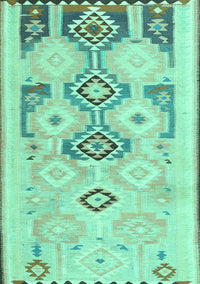 Southwestern Turquoise Country Rug, con2019turq