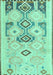 Southwestern Turquoise Country Rug, con2019turq