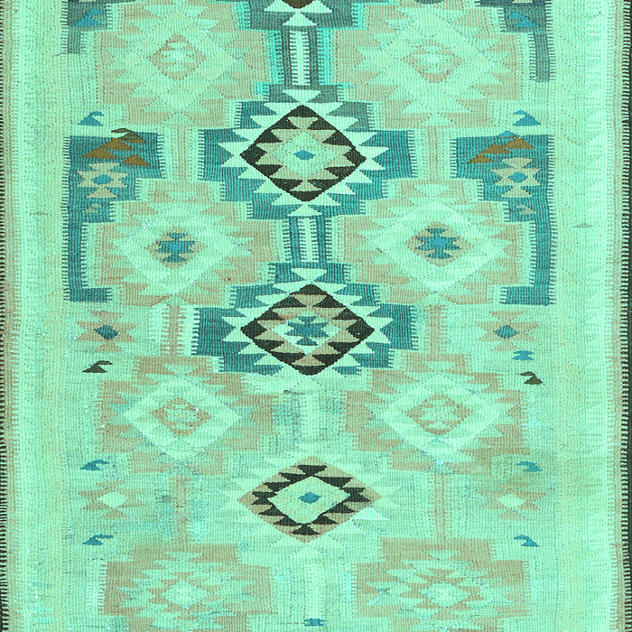 Southwestern Turquoise Country Rug, con2019turq