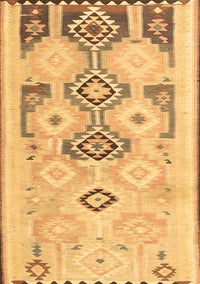 Southwestern Brown Country Rug, con2019brn