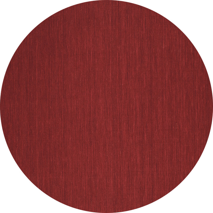Round Abstract Brown Contemporary Rug, con201brn