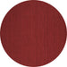 Round Abstract Brown Contemporary Rug, con201brn