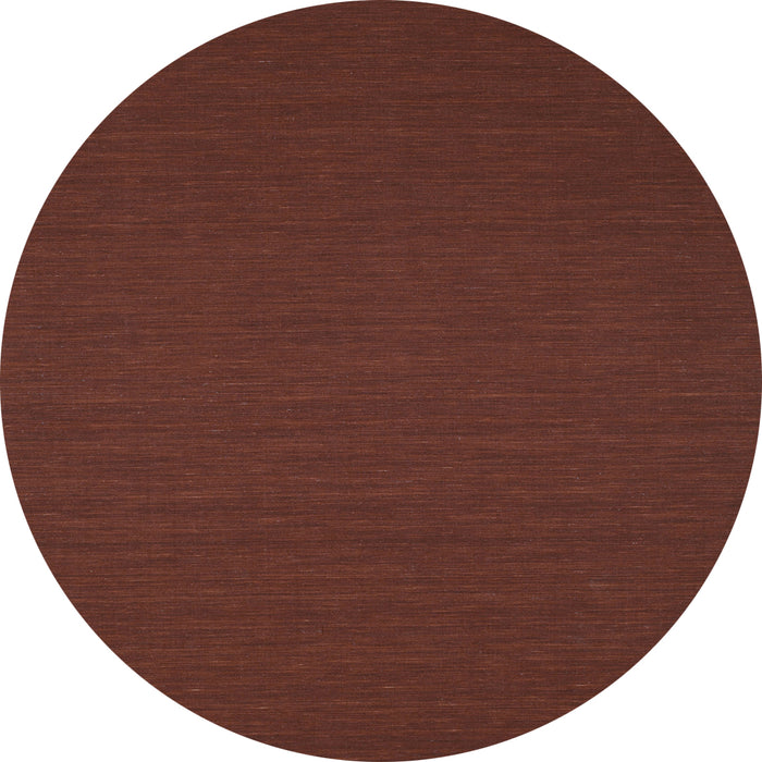 Round Abstract Light Blue Contemporary Rug, con201lblu