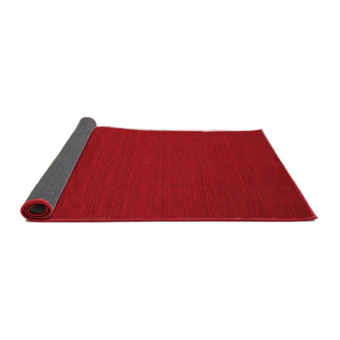 Abstract Red Contemporary Area Rugs