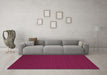 Machine Washable Abstract Purple Contemporary Area Rugs in a Living Room, wshcon201pur