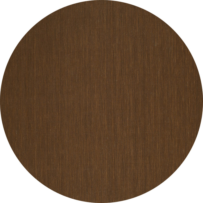 Round Abstract Turquoise Contemporary Rug, con201turq