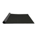 Thickness of Contemporary Charcoal Black Modern Rug, con202