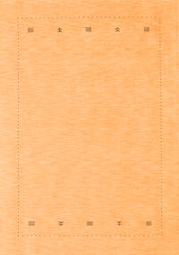 Solid Orange Modern Rug, con2020org