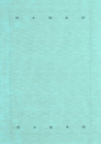 Solid Light Blue Modern Rug, con2020lblu