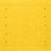 Square Solid Yellow Modern Rug, con2020yw