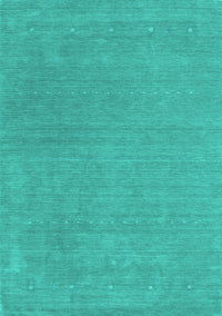 Abstract Turquoise Contemporary Rug, con2021turq