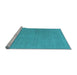 Sideview of Machine Washable Abstract Light Blue Contemporary Rug, wshcon2021lblu