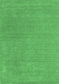 Abstract Emerald Green Contemporary Rug, con2021emgrn