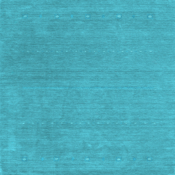 Square Abstract Light Blue Contemporary Rug, con2021lblu
