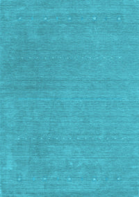 Abstract Light Blue Contemporary Rug, con2021lblu