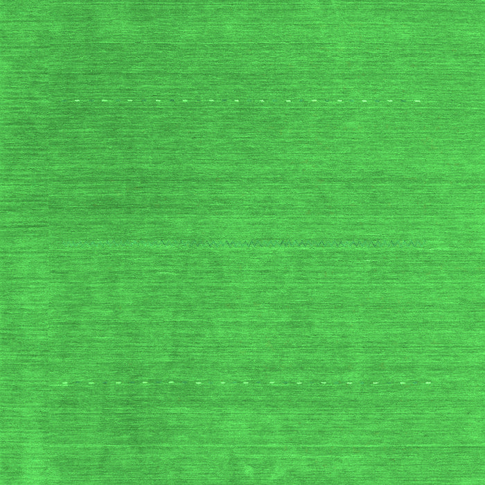 Serging Thickness of Machine Washable Abstract Green Contemporary Area Rugs, wshcon2021grn
